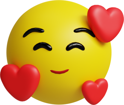 3D Love Emoji